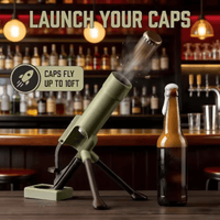 MortarMate™ Tactical Mortar Bottle Opener — Hands-Free Cap Launcher | Man Cave Gift